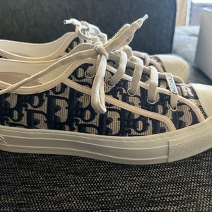 Womens Dior Walk N Dior Canvas Sneaker